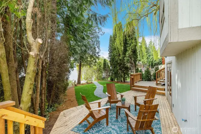 More outdoor deck space