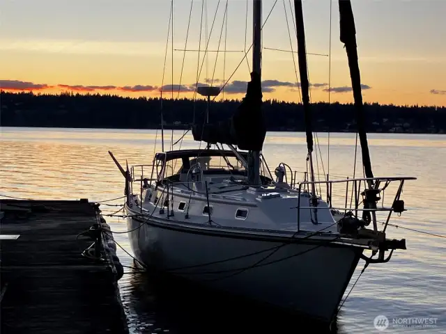 Deep enough for a large sailboat