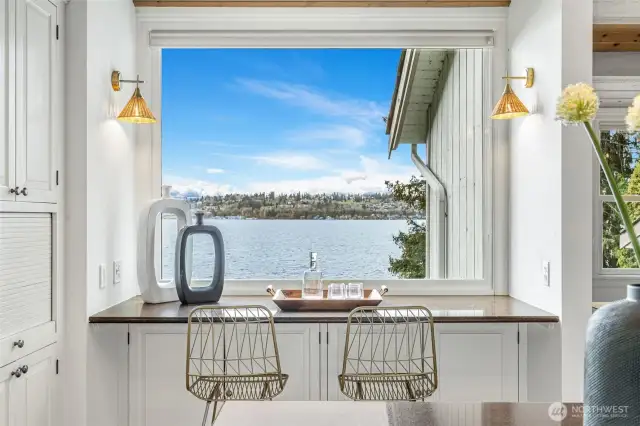 View from the kitchen