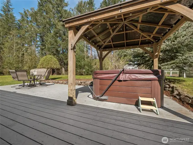 Covered Hot Tub Area