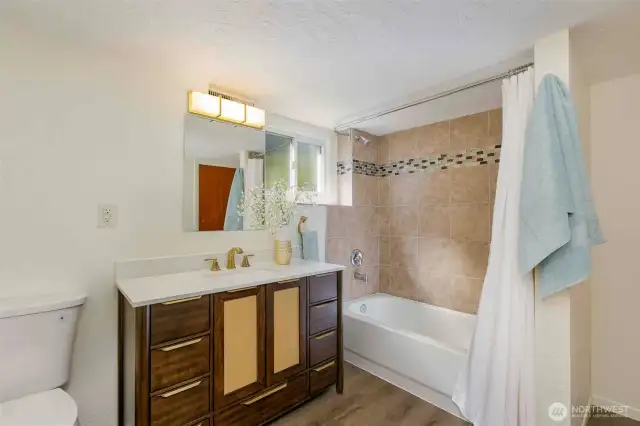 Lower level bathroom.