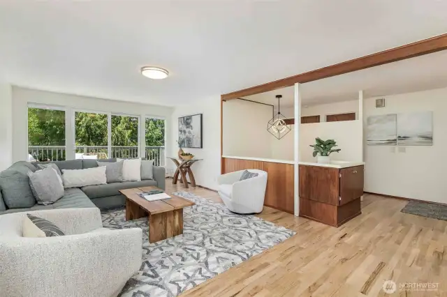 Light-filled living spaces.