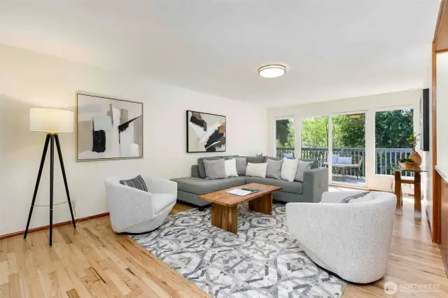 Light-filled living spaces.
