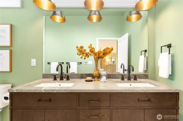 All these fixtures, tops, sinks are upgraded from the original build.