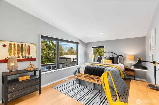 2nd bedroom on upper level.