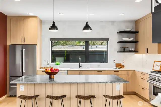 Remastered kitchen. Stout soapstone countertops.