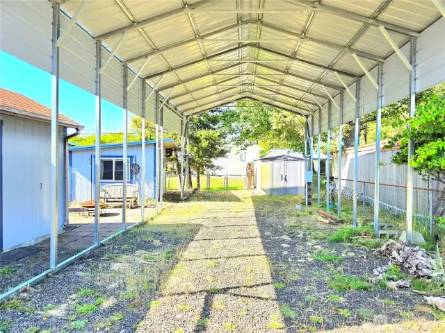 Huge RV carport