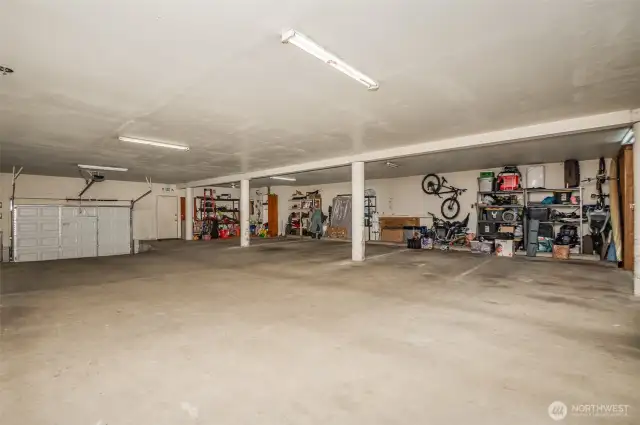 Protected garage parking