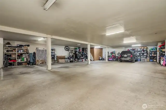 Protected garage parking