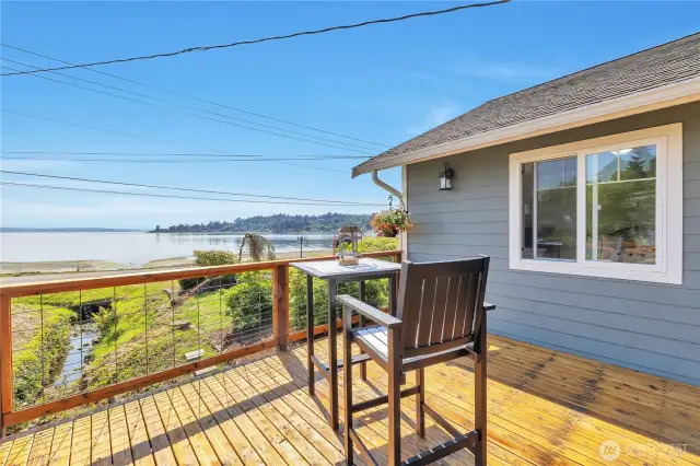 Deck with view. Great for entertaining