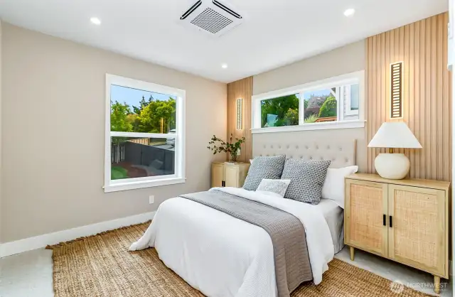 Master Bedroom with beautiful details