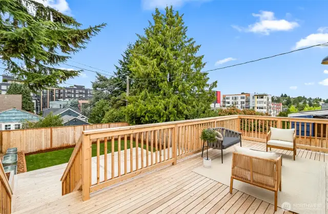 Huge Entertainment Deck with Great Views of the West