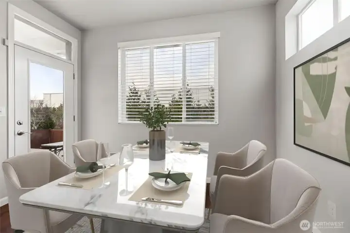 Breakfast Nook (virtually staged)