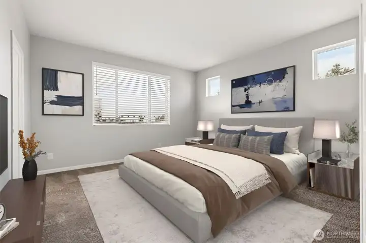 Primary Bedroom (virtually staged)