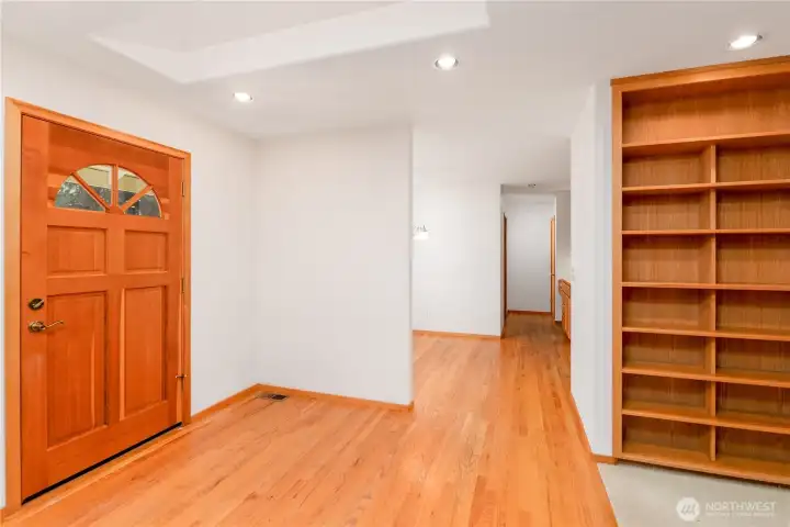 Entryway with practical storage and easy flow