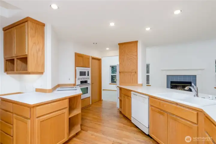 Kitchen with ample cabinetry and functional workspace