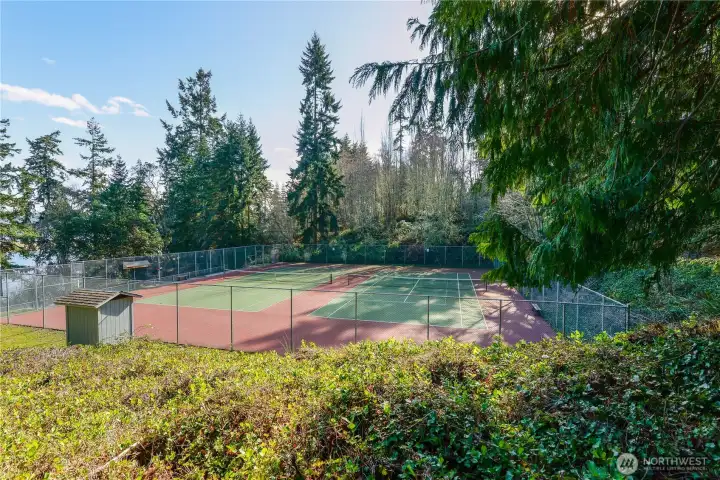 Tennis courts available to Kala Point residents