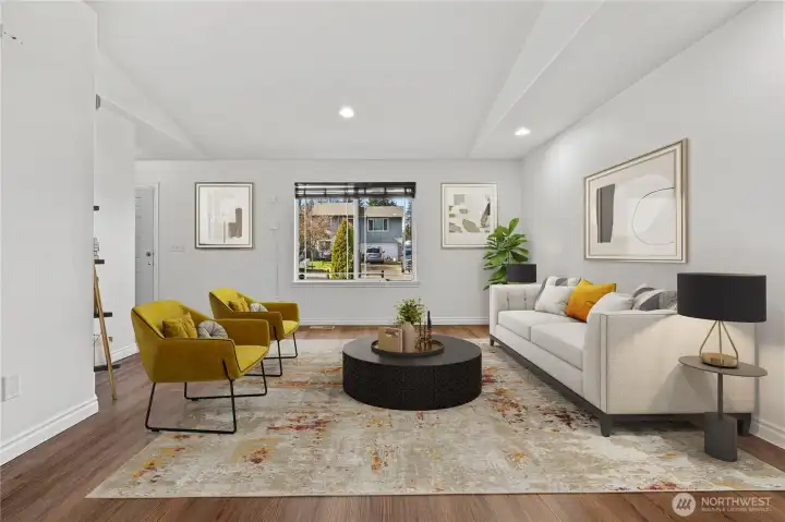 Spacious living area