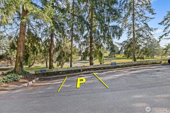 Parking spot #2 or B