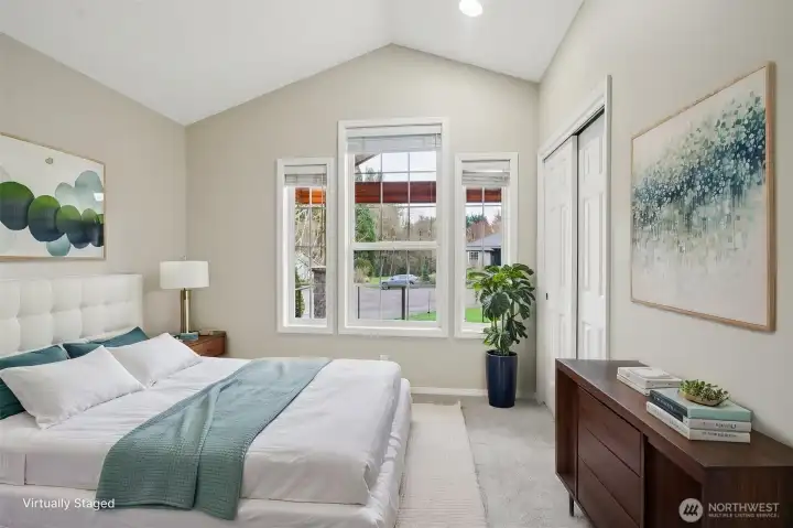 Bedroom 2 Vaulted Ceiling
