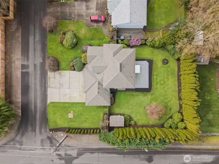 Located on a desirable corner lot