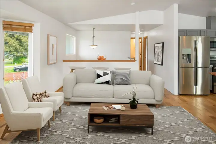 Living Room Upstairs *Virtually Staged*