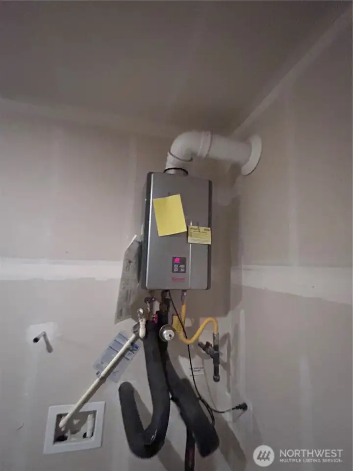 Tankless water heater never run out of hot water!