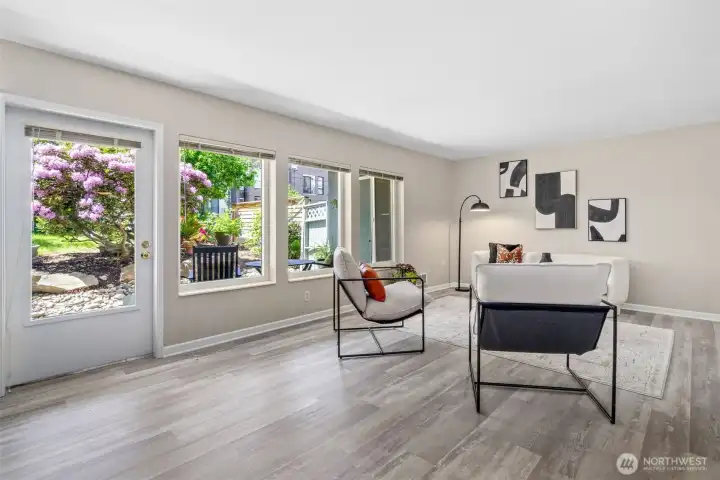 Brand New Luxury Vinyl Flooring is beautiful and durable!