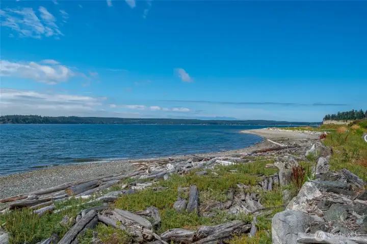 Private Community Beach on Penn Cove. Crabbing & Orcas!