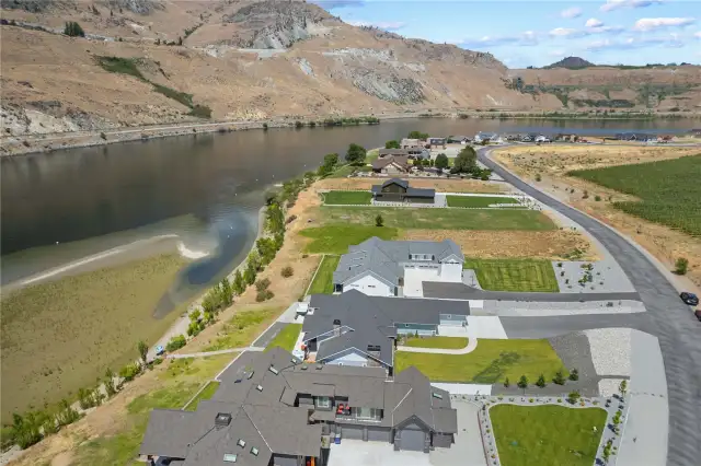 Aerial view 3 of home and surrounding area.