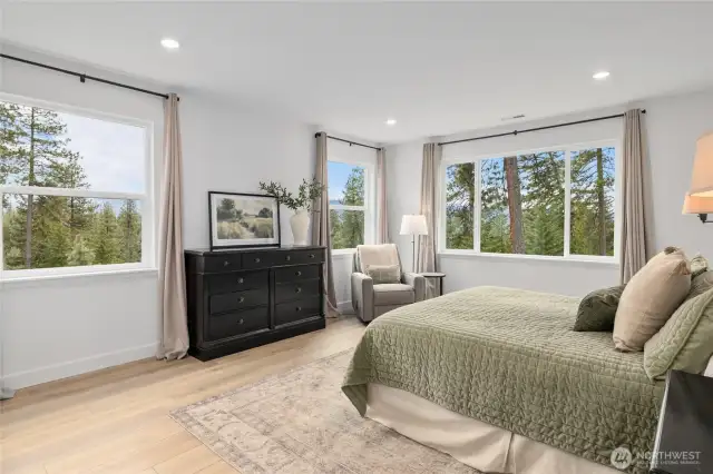Primary suite with amazing views