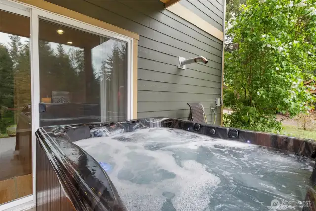 hot tub stays!