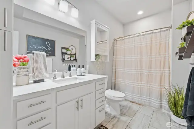 a full bathroom downstairs