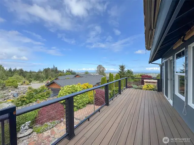 New deck with updated handrails.
