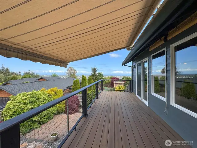 Remote controlled Awning