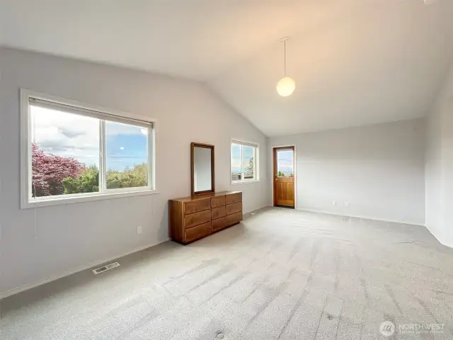 Entry to deck.