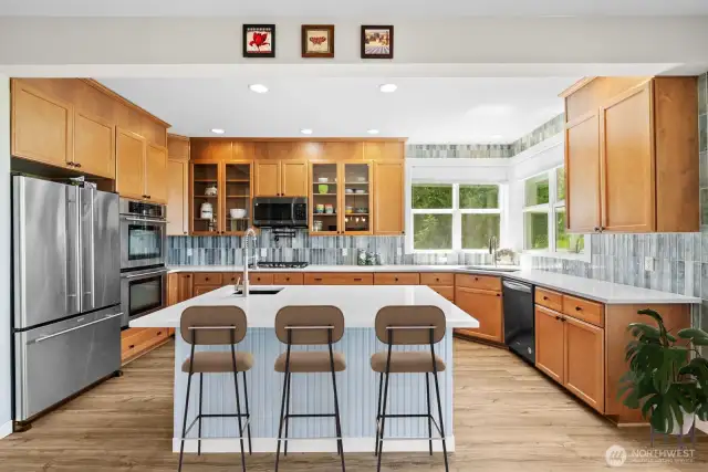 Any chef would love this wonderful kitchen.