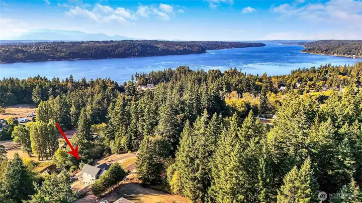 The home has a little water view of Rich Passage as well. This is the end of the tour, come have a look and you will say sold!!
