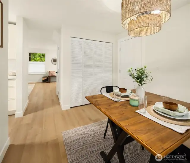 The lay out of this property flows really well