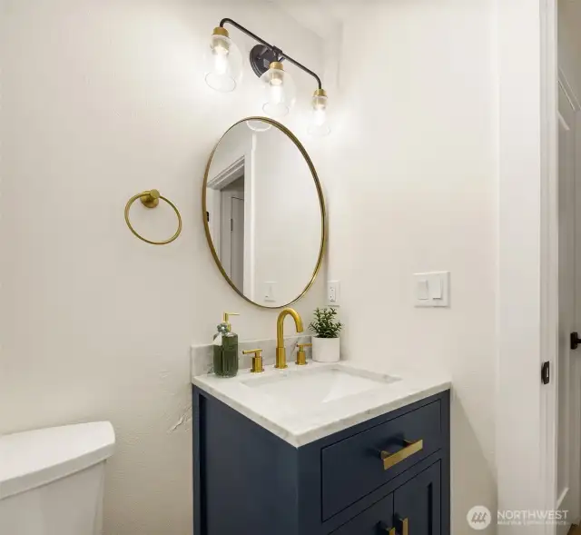 Half bath on main