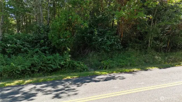 Facing front of property