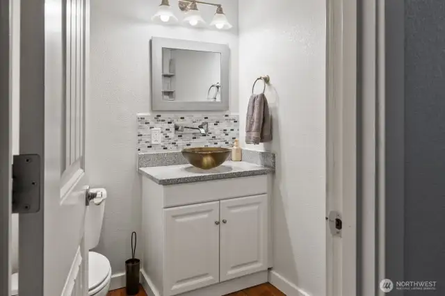 Powder room.