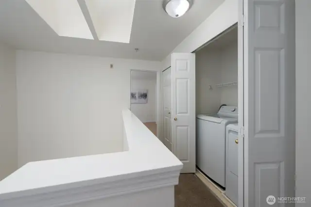 Large skylights provide plenty of natural light