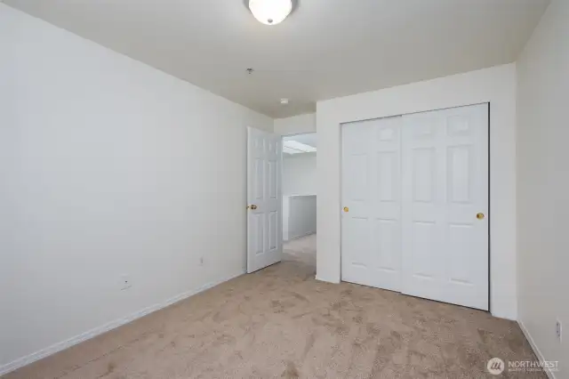 Second bedroom with new carpet