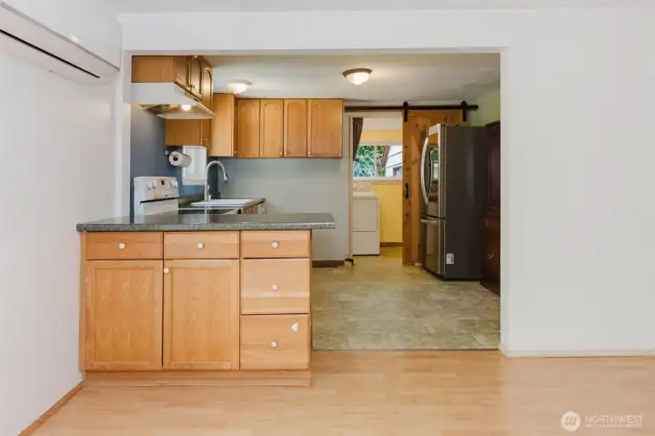 Kitchen.  All appliances stay.