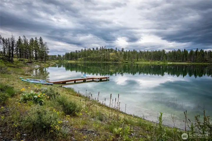 Horseshoe Lake spring.