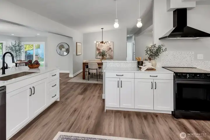 New kitchen cabinets & appliances