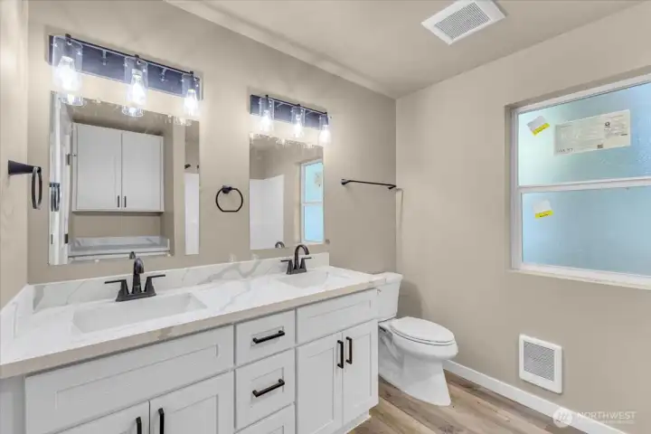 Master Bath Dual sinks