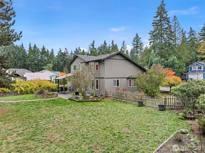 Great backyard space