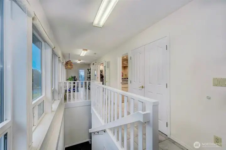 2nd Stair Case In Sunroom To Downstairs Level.